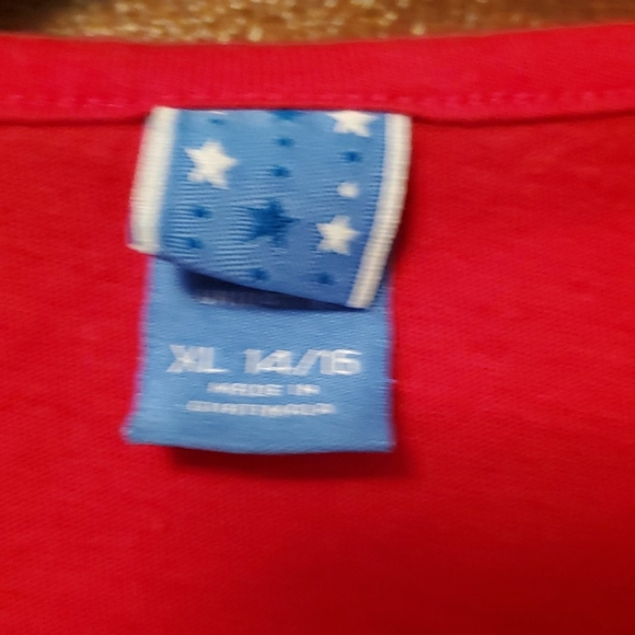 SOLD Girls Patriotic Butterfly Tshirt - Picture 2 of 3